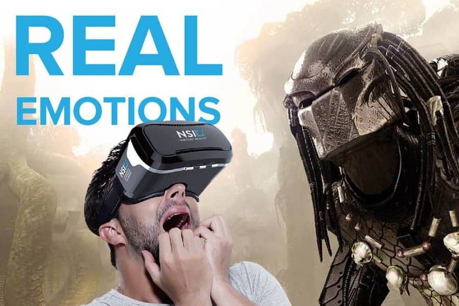 NSI Vritual Reality Man and Predator Real Emotions
